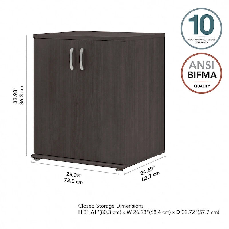 Meuble de rangement universel bas avec portes par