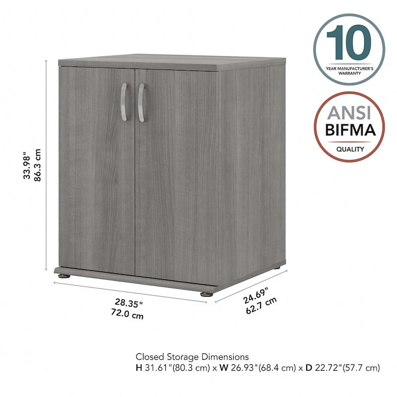 Meuble de rangement universel bas avec portes par