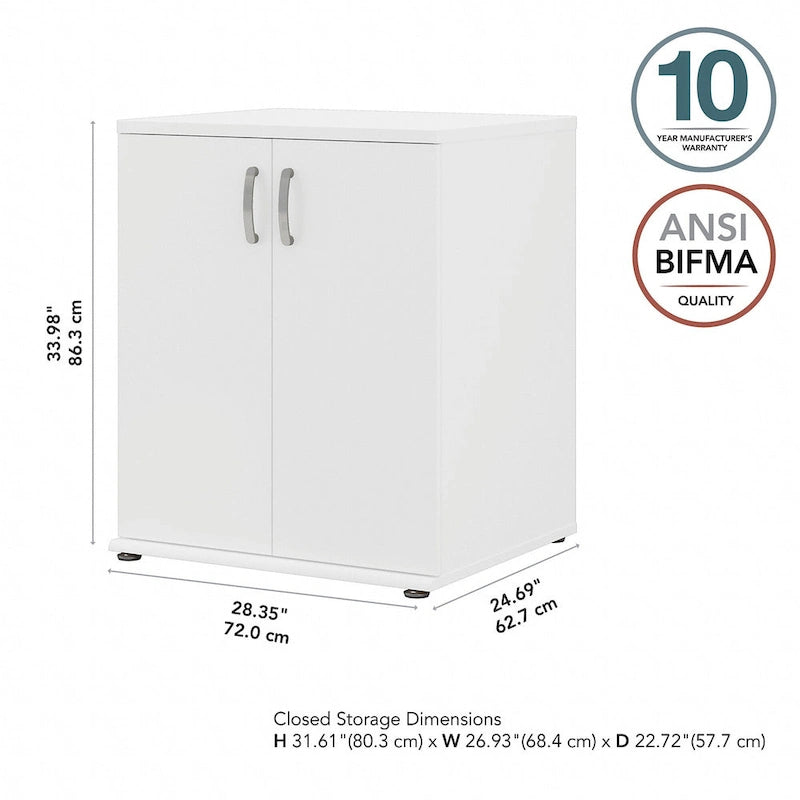 Meuble de rangement universel bas avec portes par
