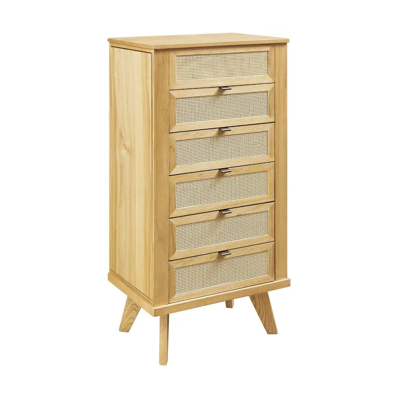 Meuble de rangement pour bijoux avec tiroirs et panneaux latéraux – 41 – Marron