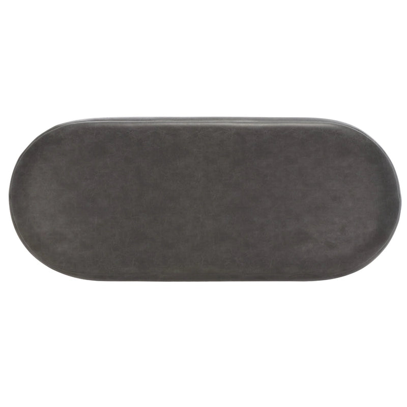 Banc ovale - 50 L x 20 P x 19 H - 50Lx20Px19H