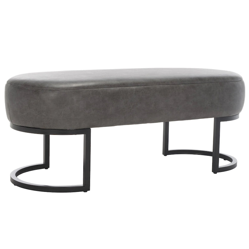 Banc ovale - 50 L x 20 P x 19 H - 50Lx20Px19H