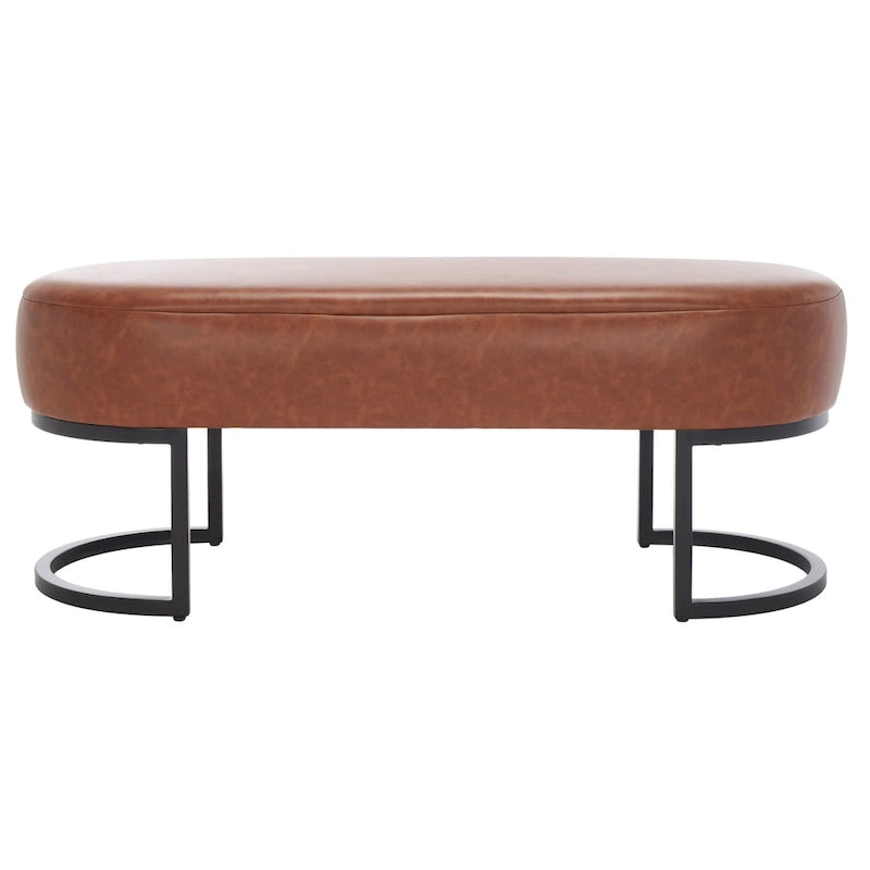 Banc ovale - 50 L x 20 P x 19 H - 50Lx20Px19H