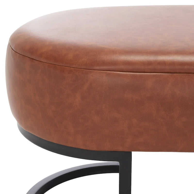 Banc ovale - 50 L x 20 P x 19 H - 50Lx20Px19H