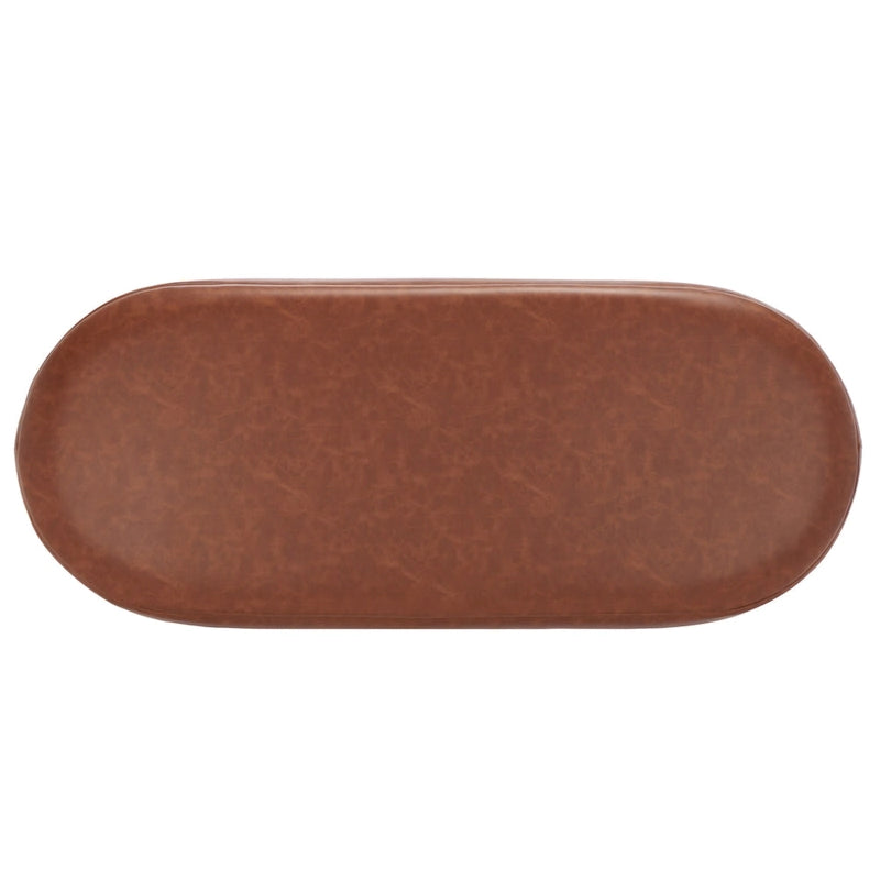 Banc ovale - 50 L x 20 P x 19 H - 50Lx20Px19H