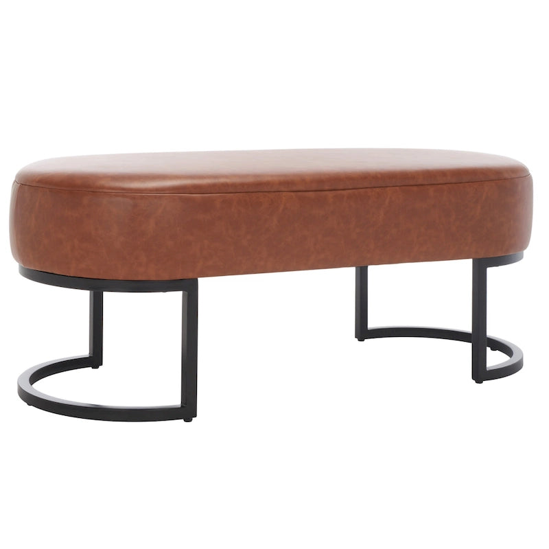 Banc ovale - 50 L x 20 P x 19 H - 50Lx20Px19H