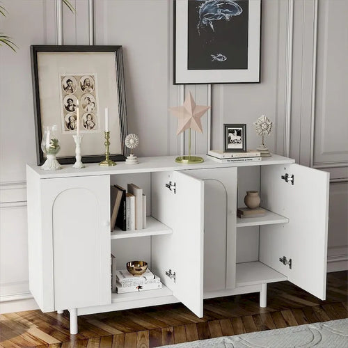 Bahut/buffet de rangement 4 portes Intaglio
