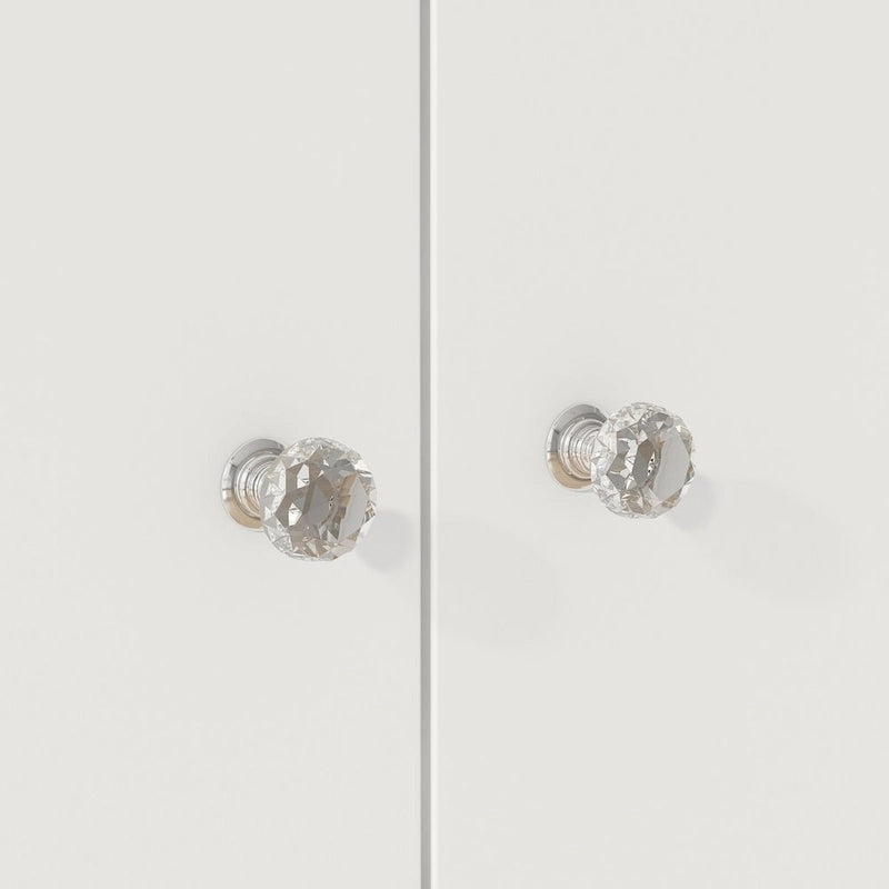 Bahut blanc avec de nombreux compartiments de rangement pour la maison moderne - 63