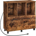 Classeur mobile latéral avec station de recharge – 36P x 80L x 67,5H cm
