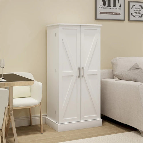 Buffet/Bahut autoportant 50 LED avec 2 portes