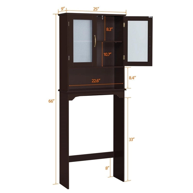 Meuble de rangement pour WC (au-dessus) – 23P x 63,5L x 167,5H