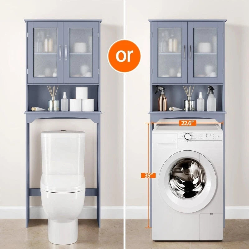 Meuble de rangement pour WC (au-dessus) – 23P x 63,5L x 167,5H