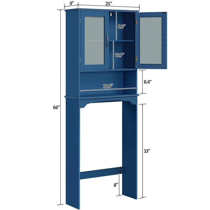 Meuble de rangement pour WC (au-dessus) – 23P x 63,5L x 167,5H