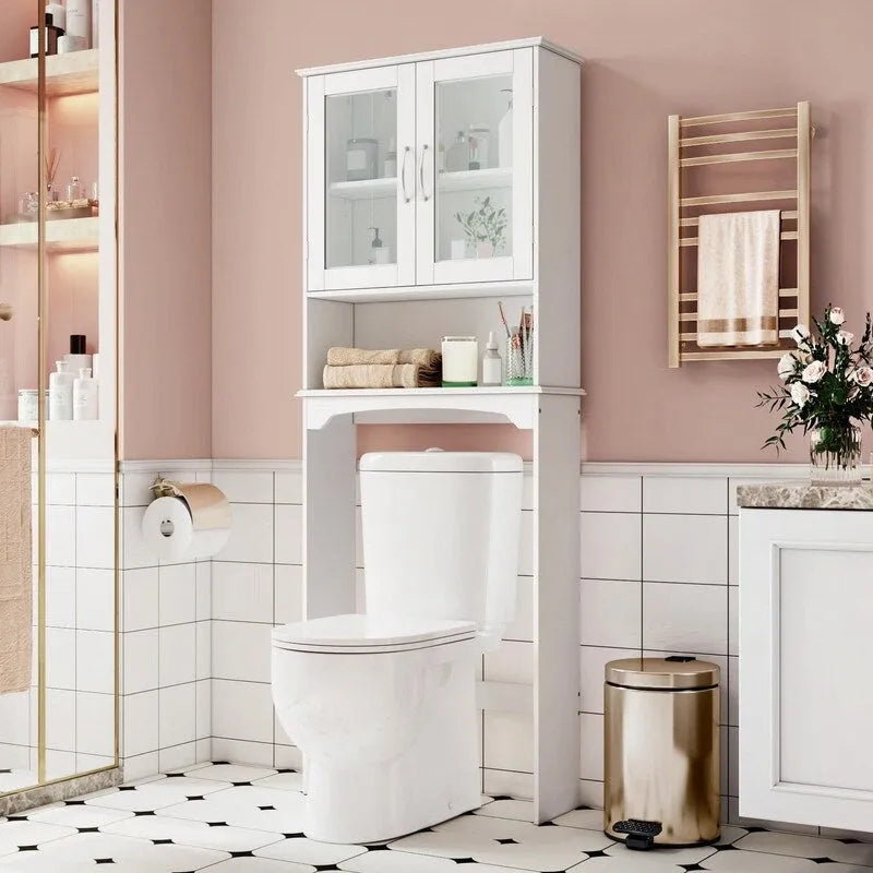 Meuble de rangement pour WC (au-dessus) – 23P x 63,5L x 167,5H