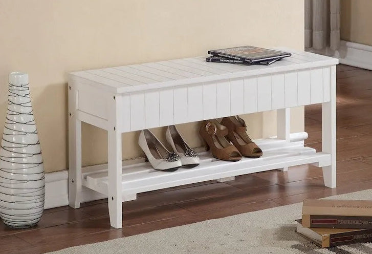 Quality Solid Wood Shoe Bench with Storage